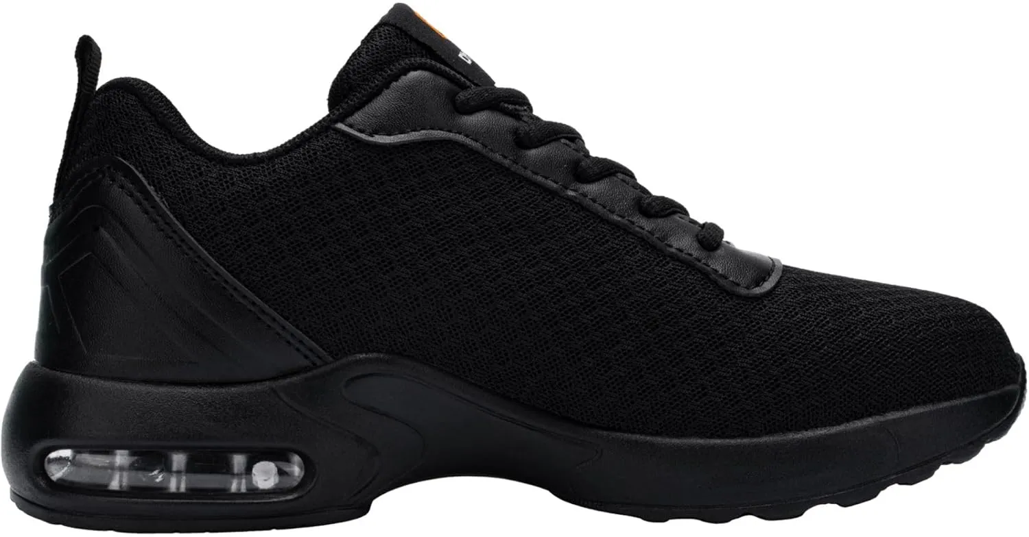 DYKHMILY Steel Toe Shoes for Men Lightweight Work Shoes Comfortable Safety Shoes Air Cushion Construction Shoes