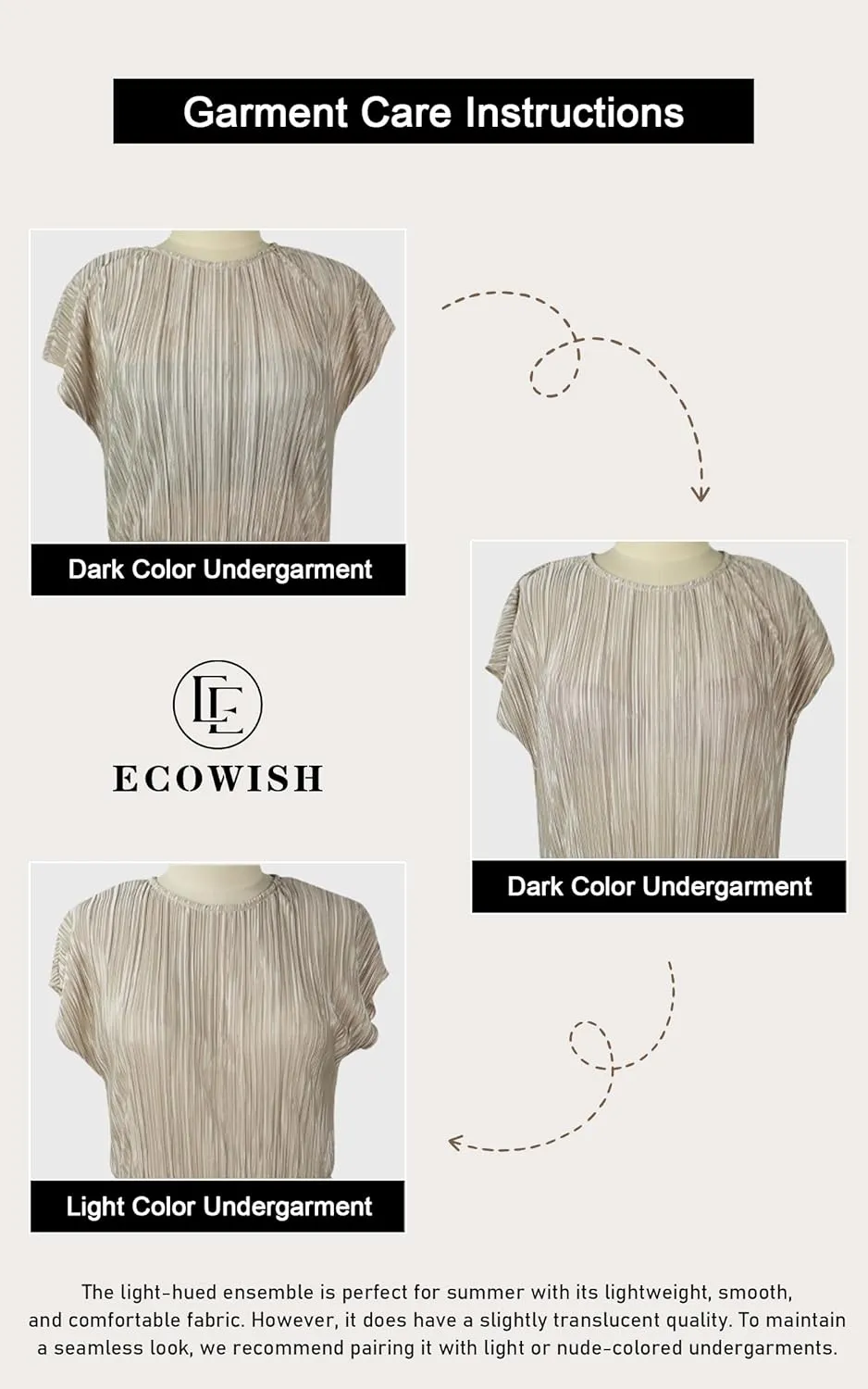 ECOWISH Summer Maxi Dress Women Cocktail Formal Wedding Guest Long Short Sleeve Pleated Dresses Empire Waist Crew Neck Slit