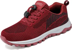 EFTCAL Women's Mesh Breathable Running Shoes,Cushioning Lightweight Non-Slip Fashion Sneakers Workout Jogging Tennis Outdoor Travel Casual Shoes