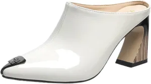 Emo Low Block Heels for Women Pointed Toe Mules Bridal Wedding Parties Beach Cruise Cute Rave Y2K Kawaii Elegant Dressy Fashion Trendy Pumps Work Office Sandals Spring Summer Fall Outdoors