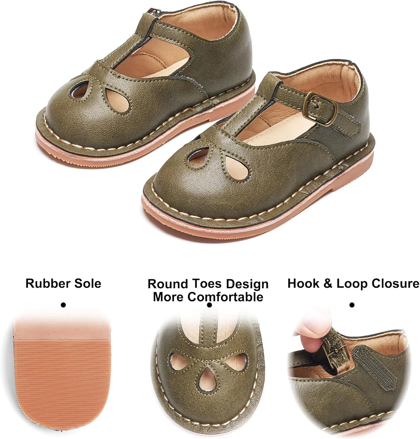 Felix & Flora Toddler Girl Mary Jane Dress Shoes - Ballet Flats for Girl Party School Shoes