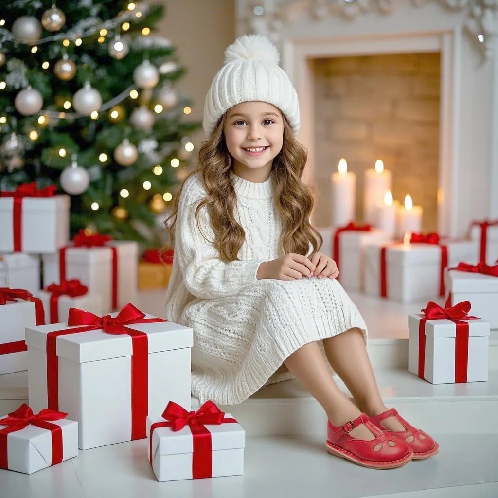 Felix & Flora Toddler Girl Mary Jane Dress Shoes - Ballet Flats for Girl Party School Shoes