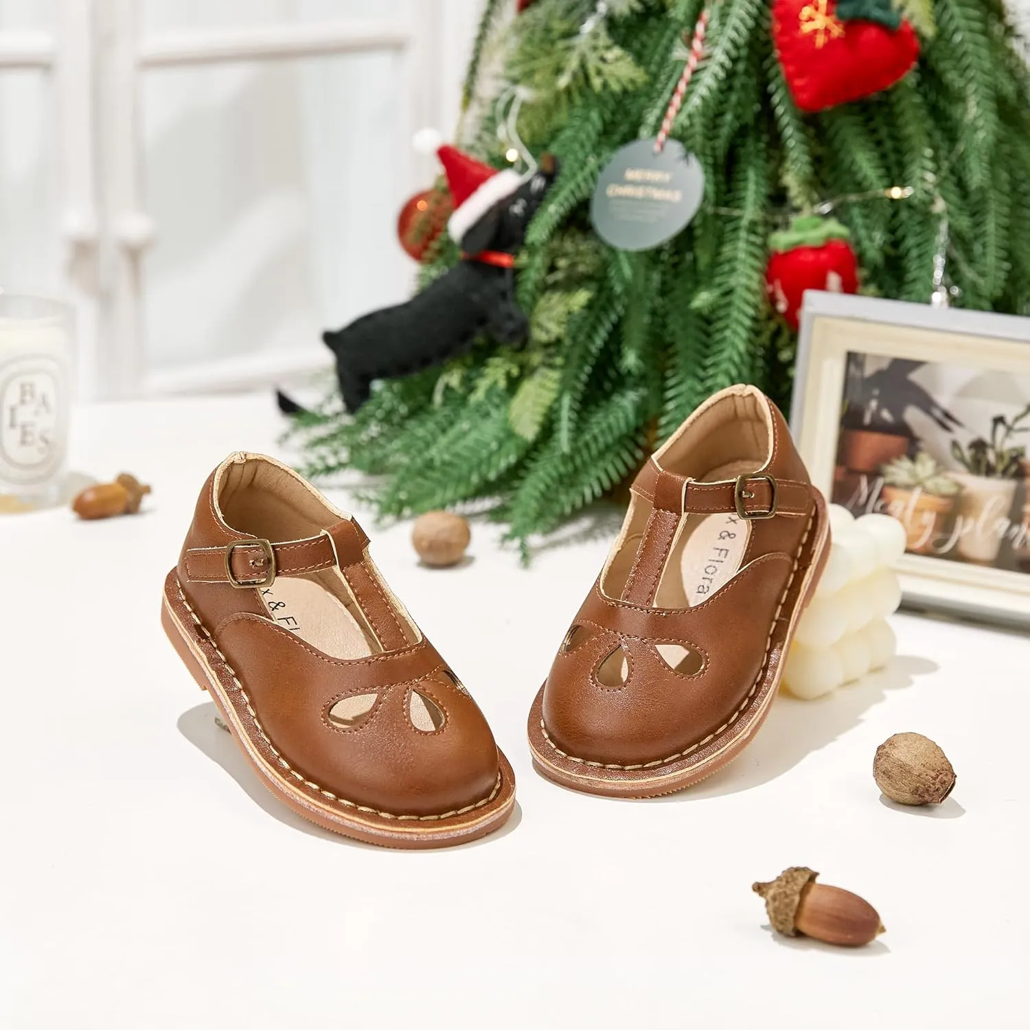 Felix & Flora Toddler Girl Mary Jane Dress Shoes - Ballet Flats for Girl Party School Shoes
