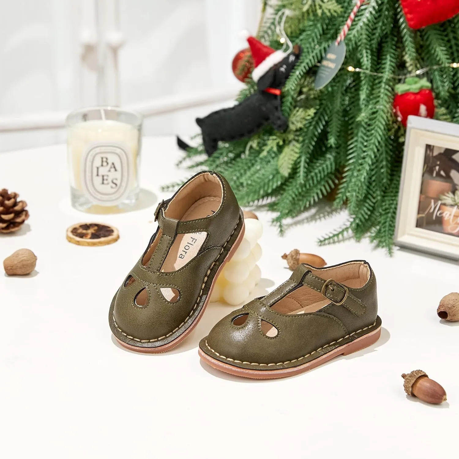 Felix & Flora Toddler Girl Mary Jane Dress Shoes - Ballet Flats for Girl Party School Shoes