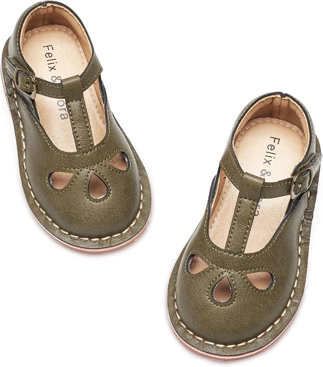 Felix & Flora Toddler Girl Mary Jane Dress Shoes - Ballet Flats for Girl Party School Shoes