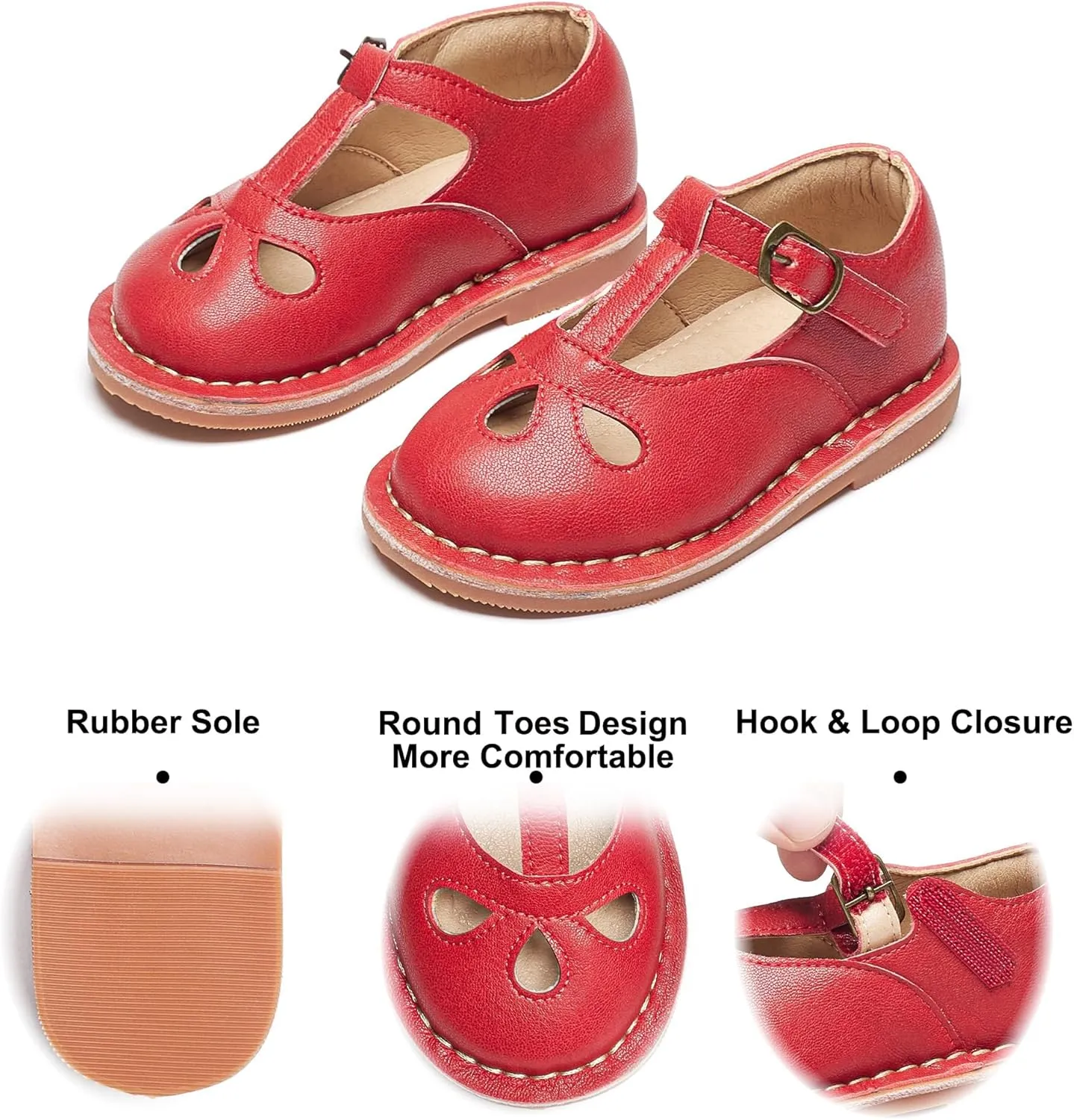 Felix & Flora Toddler Girl Mary Jane Dress Shoes - Ballet Flats for Girl Party School Shoes