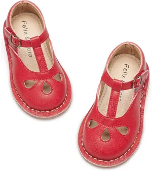 Felix & Flora Toddler Girl Mary Jane Dress Shoes - Ballet Flats for Girl Party School Shoes