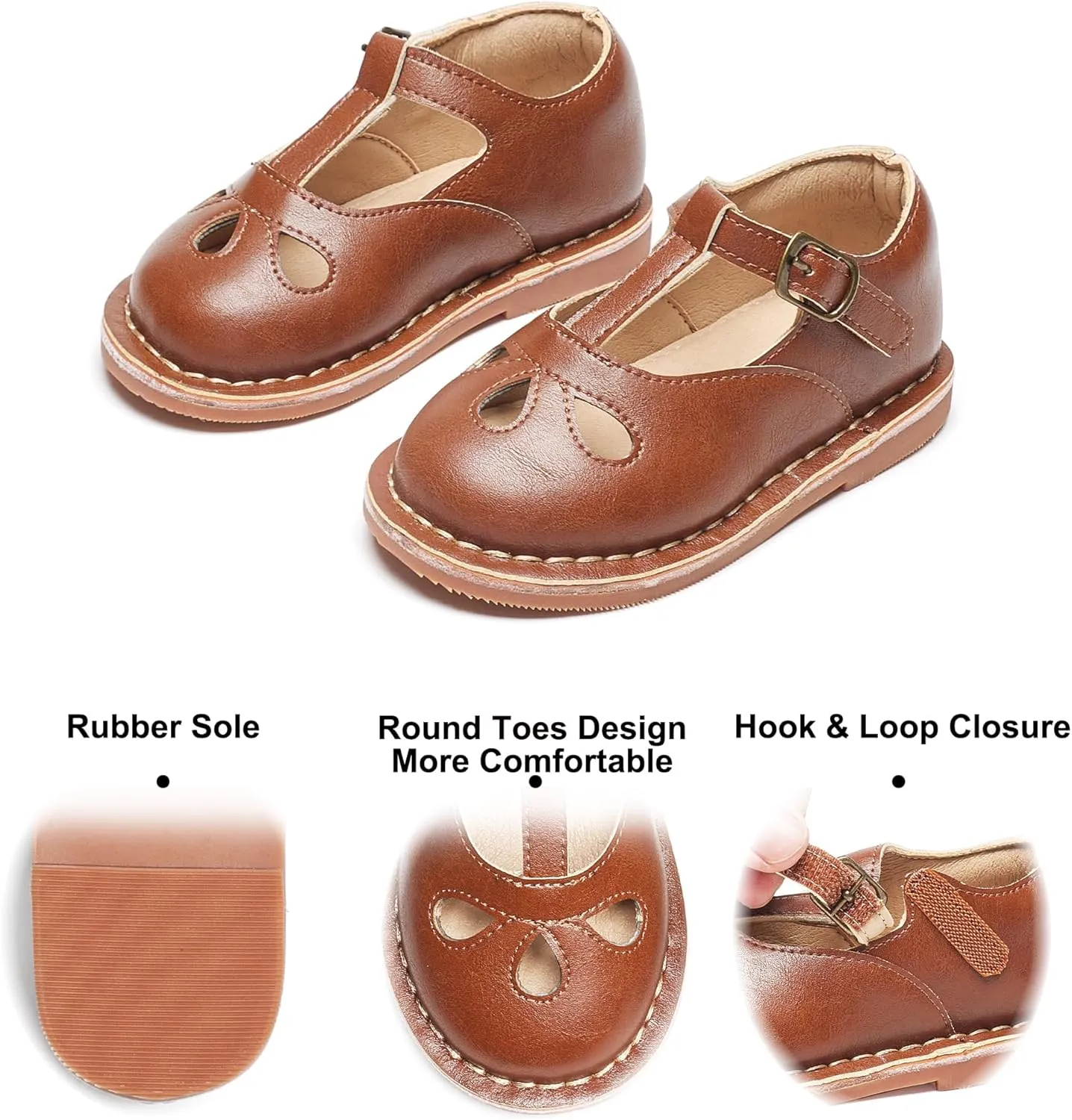 Felix & Flora Toddler Girl Mary Jane Dress Shoes - Ballet Flats for Girl Party School Shoes