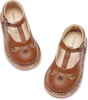 Felix & Flora Toddler Girl Mary Jane Dress Shoes - Ballet Flats for Girl Party School Shoes