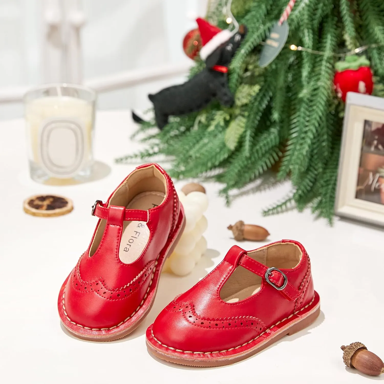 Felix & Flora Toddler Girl Mary Jane Dress Shoes - Ballet Flats for Girl Party School Shoes