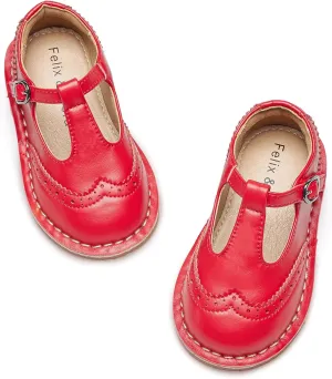 Felix & Flora Toddler Girl Mary Jane Dress Shoes - Ballet Flats for Girl Party School Shoes