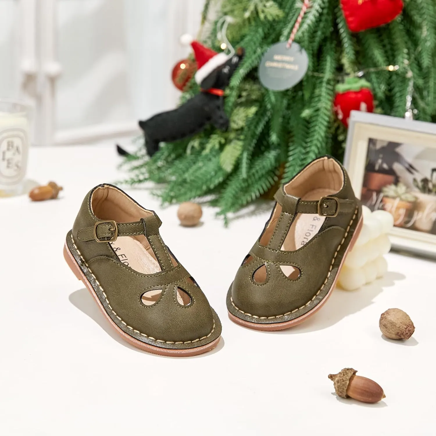 Felix & Flora Toddler Girl Mary Jane Dress Shoes - Ballet Flats for Girl Party School Shoes