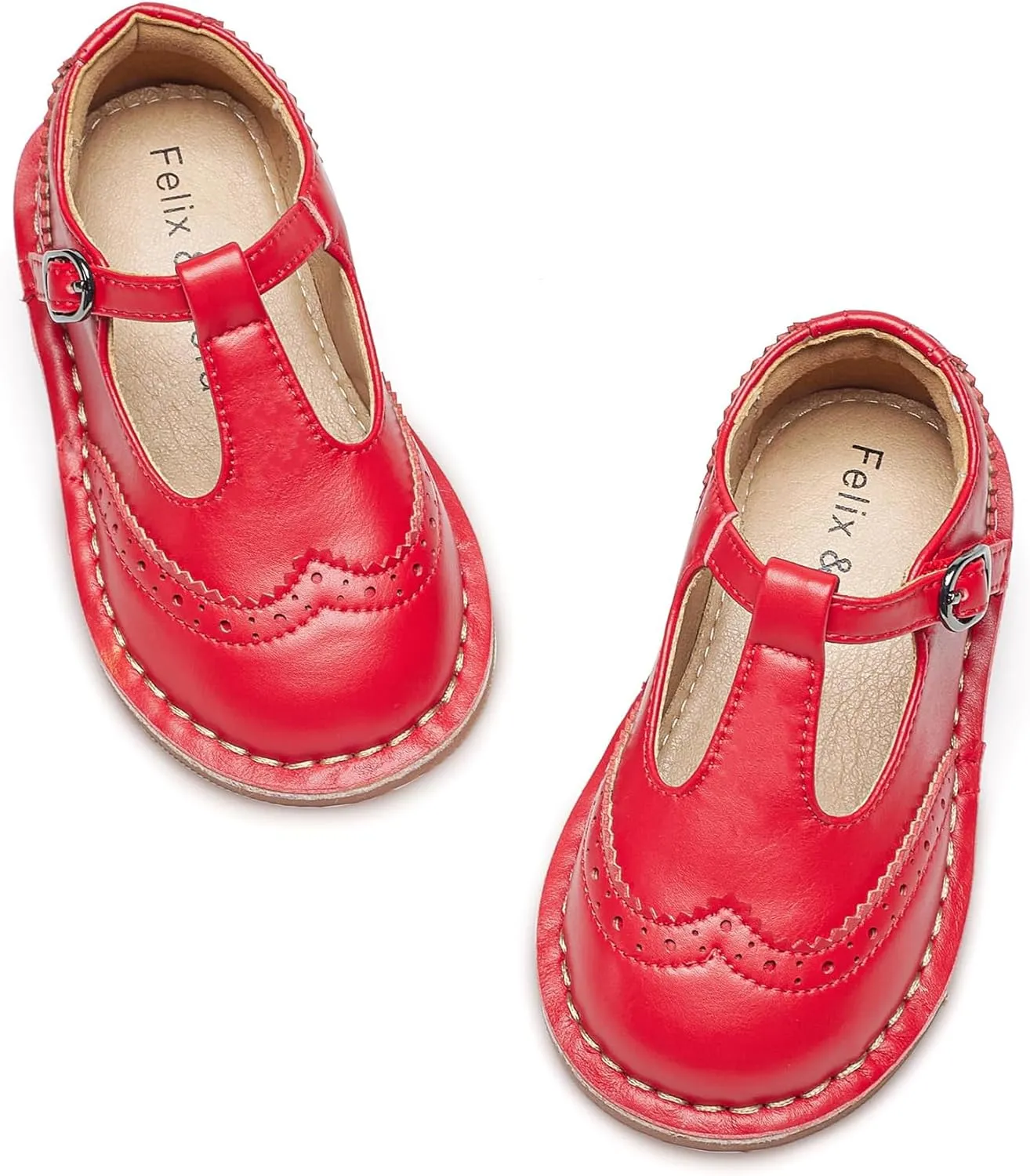 Felix & Flora Toddler Girl Mary Jane Dress Shoes - Ballet Flats for Girl Party School Shoes