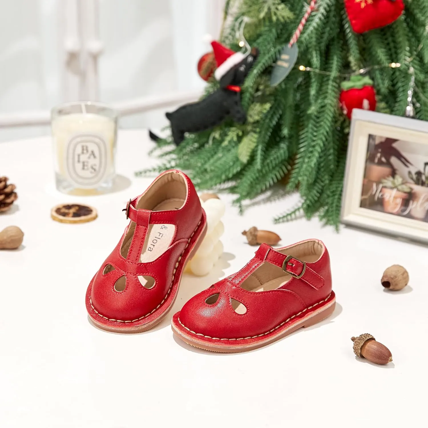 Felix & Flora Toddler Girl Mary Jane Dress Shoes - Ballet Flats for Girl Party School Shoes