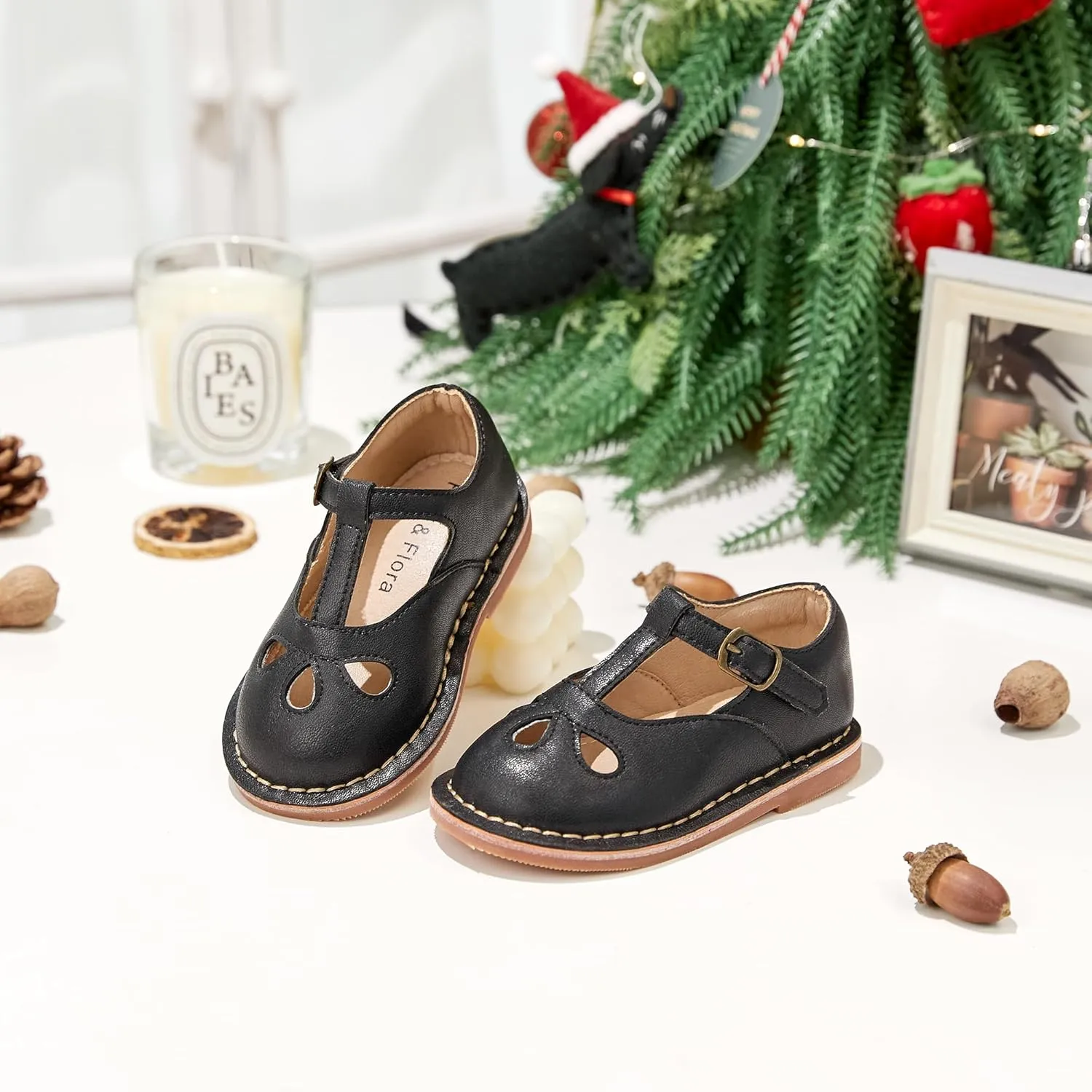 Felix & Flora Toddler Girl Mary Jane Dress Shoes - Ballet Flats for Girl Party School Shoes