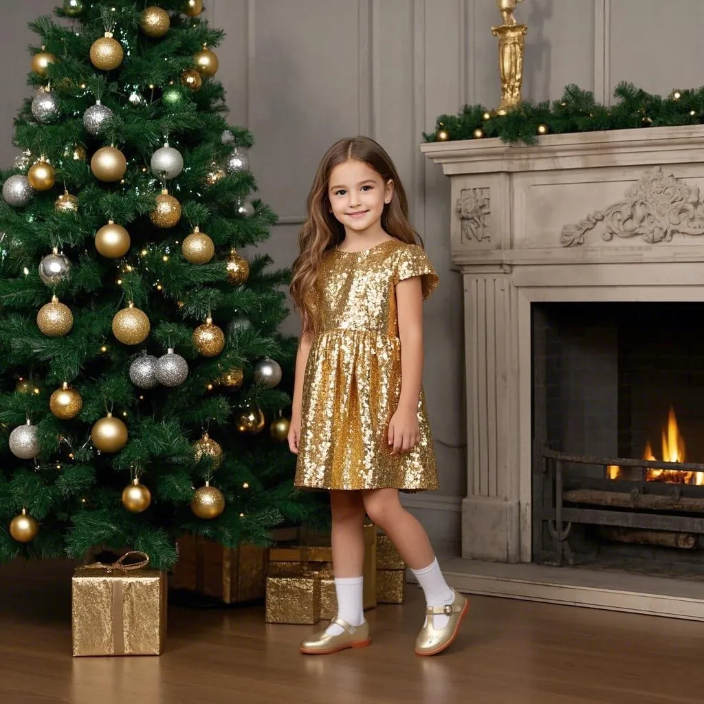 Felix & Flora Toddler Girl Mary Jane Dress Shoes - School Oxford Flats for Girl Party Shoes.