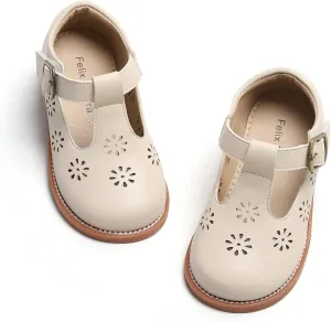 Felix & Flora Toddler Little Girl Mary Jane Dress Shoes - Ballet Flats for Girl Party School Shoes