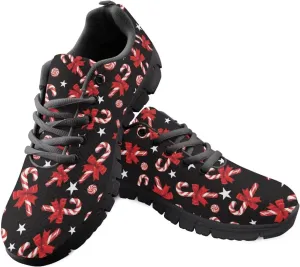 FKELYI Christmas Running Shoes for Women Athletic Tennis Sneakers Breathable Walking Flats