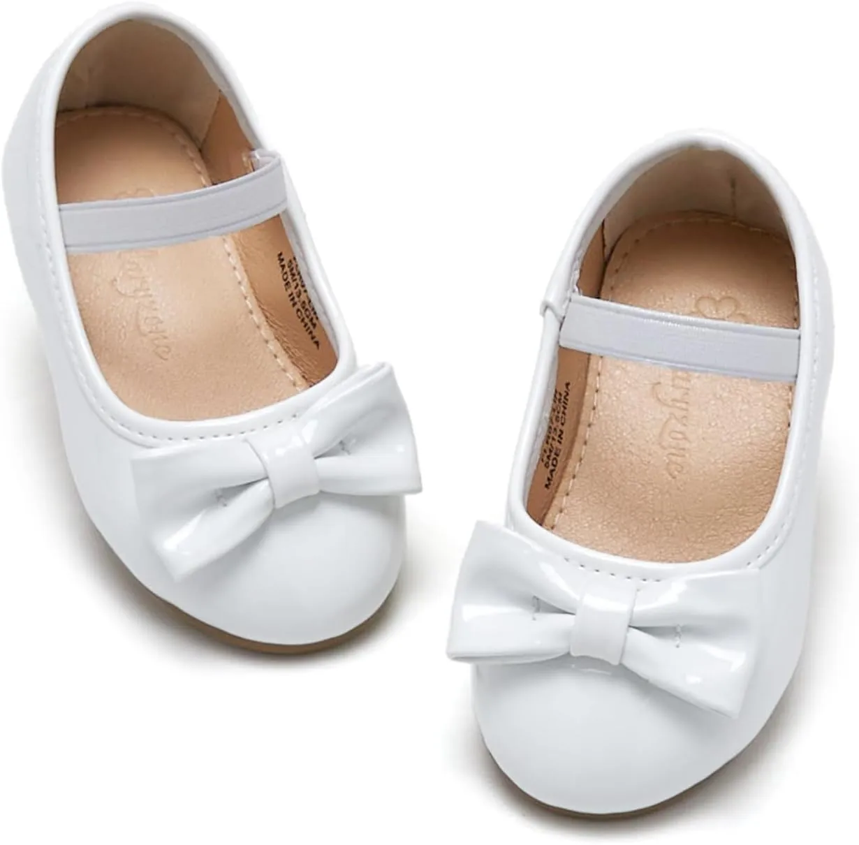 Flaryzone Toddler/Little Girls' Ballerina Flat Mary Jane Princess Dress Shoes - Wedding School Party