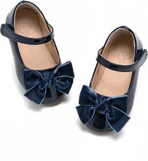 Flaryzone Toddler/Little Girls' Ballerina Flat Mary Jane Princess Dress Shoes - Wedding School Party