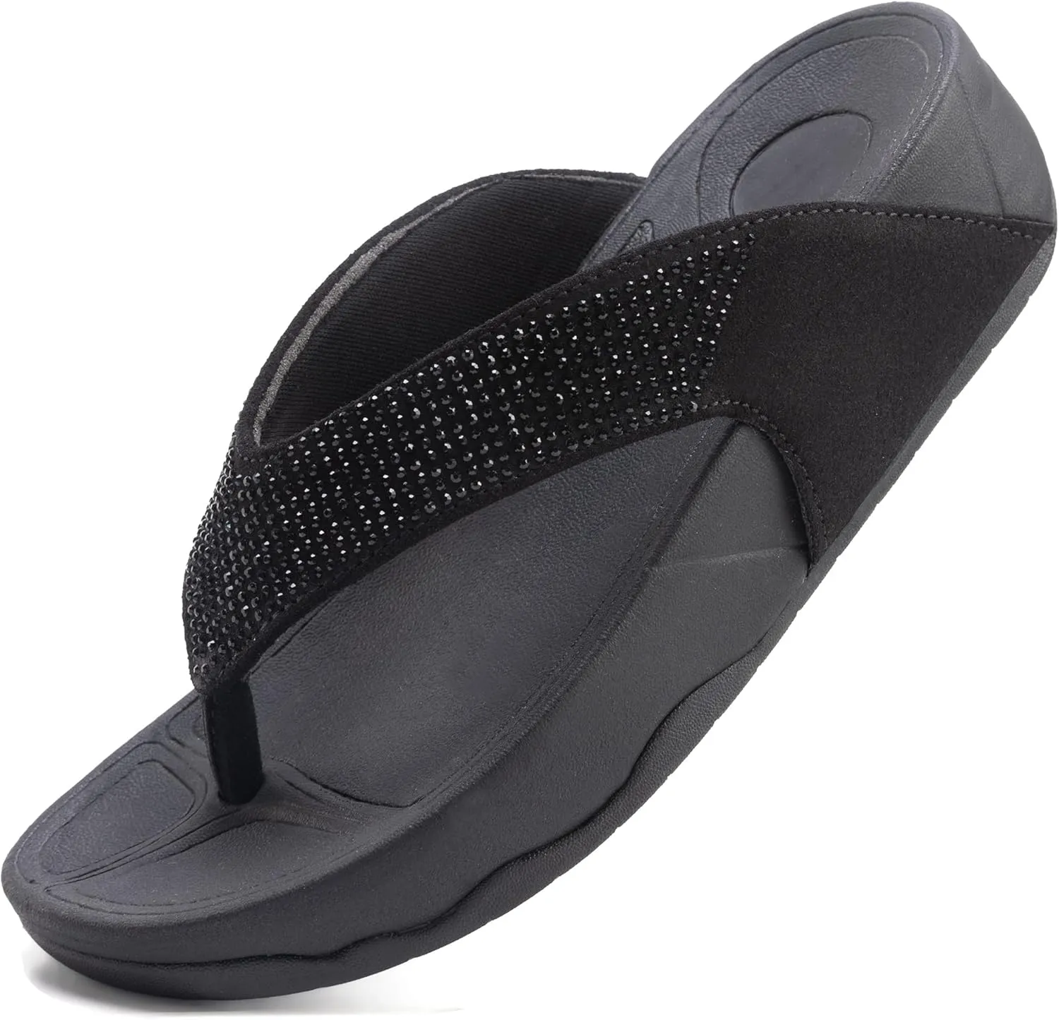 Flip Flops sandals Women Thong Sandals Arch Support Soft Flip Flop Sandal Non-Slip Beach Wedge Sandal