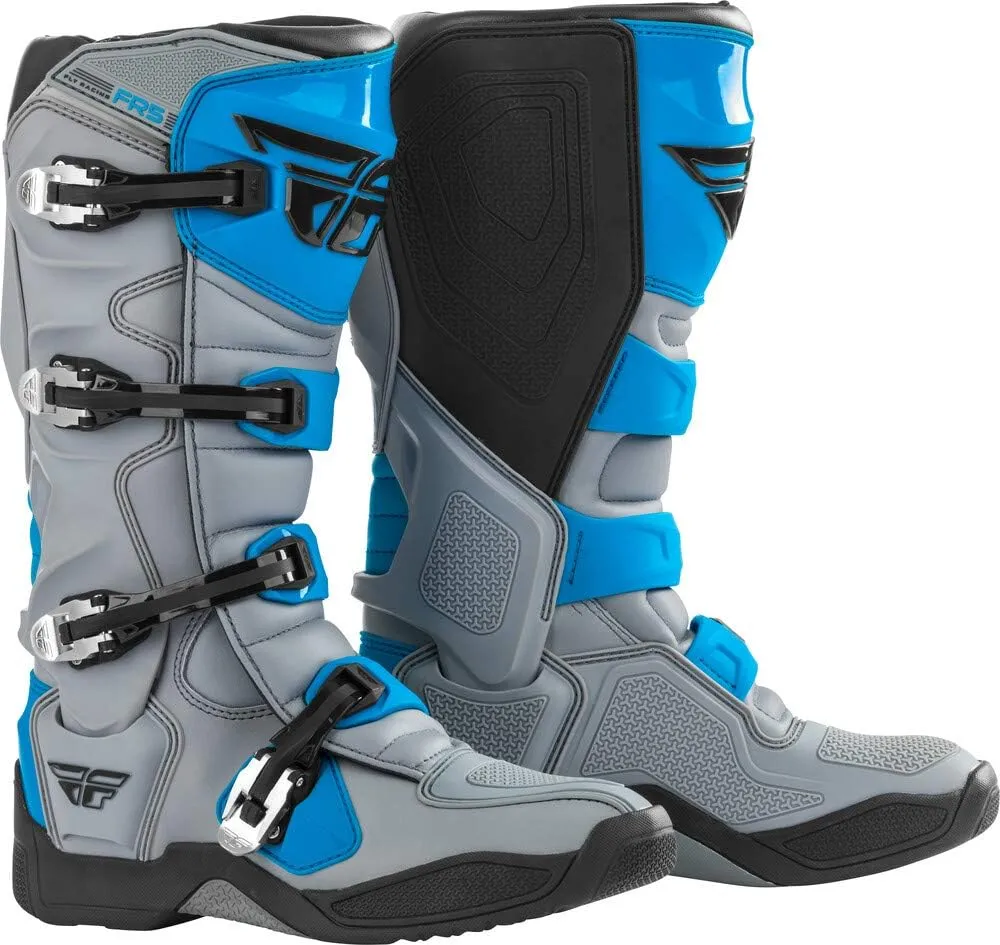 Fly Racing FR5 Men's Protective Motocross Boots for Dirt Bike, Motorcycle, Offroad Riding