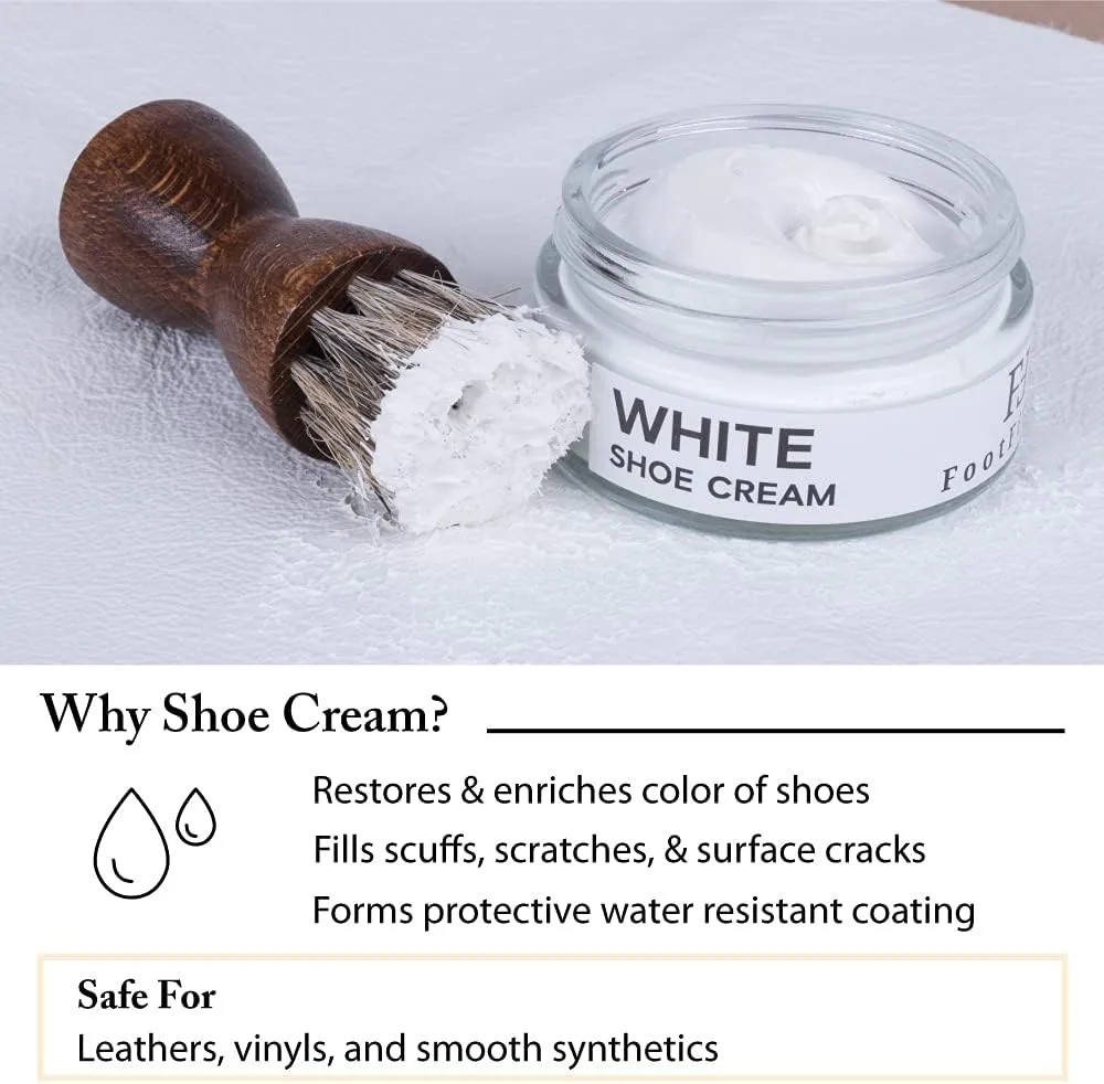 FootFitter Premium Shoe Cream Polish with Carnauba Wax, Restore & Shine Shoes or Boots – MADE IN USA (2 PACK) Multiple Colors