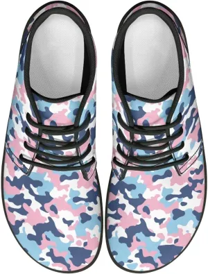 Forchrinse American Flag Mens Boots Mid Top Fashion Sneakers Leather Lace up Ankle Boots Walking Driving Shoes with Eva Sole