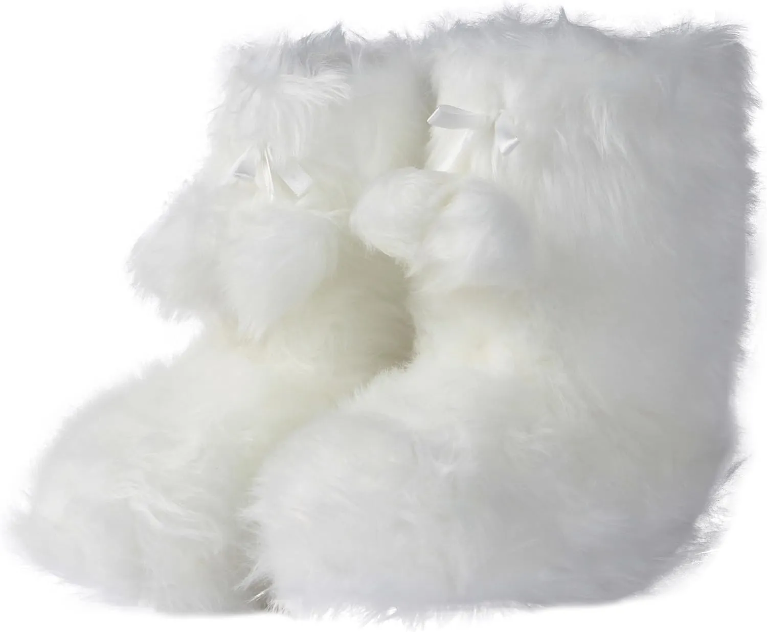 Forfoot Slipper Boots, Cozy Indoor Booties for Women Fluffy Comfortable House Shoes Fuzzy Anti-Slip Boots Winter