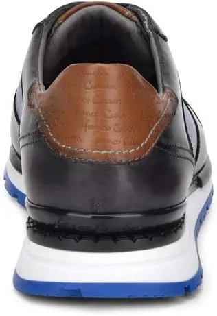 FRANCO CUADRA Men Sneakers in Genuine Leather with Laces Color Brown
