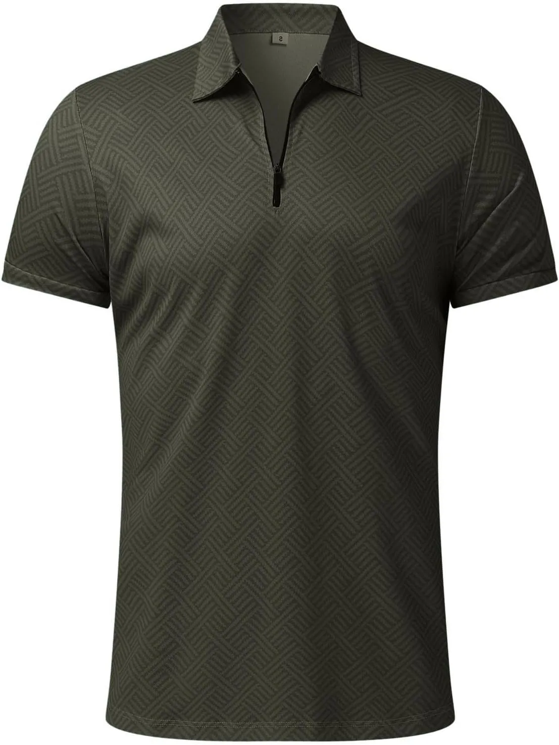 Fxbar Men‘s Summer Track Suits 2 Piece Shorts Sets Short Sleeve Sweatsuit Outfits 1/4 Zip Golf Polo Shirts Loungewear