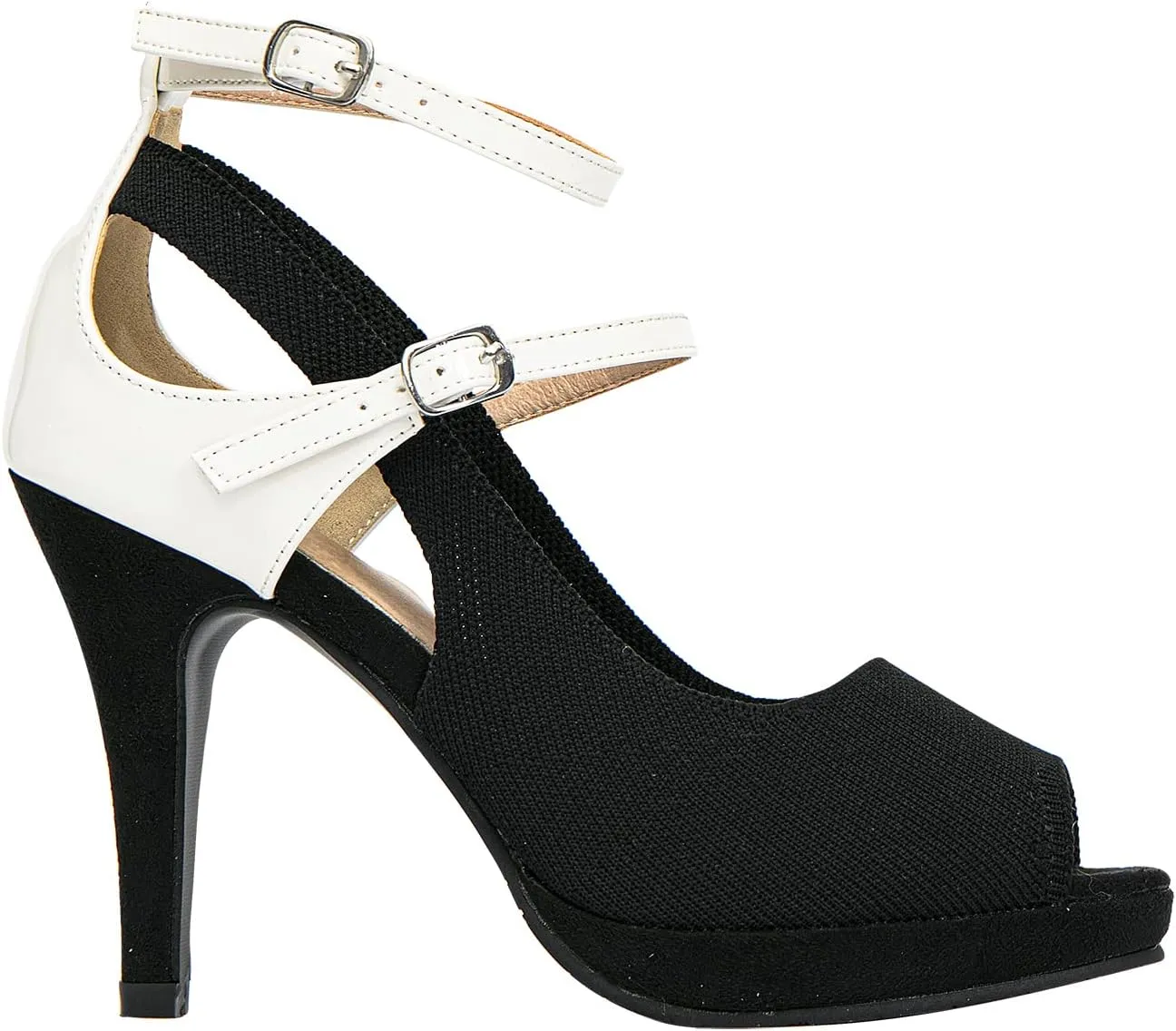 getmorebeauty Women's High Heels Shoes Ankle Straps Dress Heeled Sandals