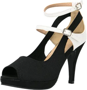 getmorebeauty Women's High Heels Shoes Ankle Straps Dress Heeled Sandals