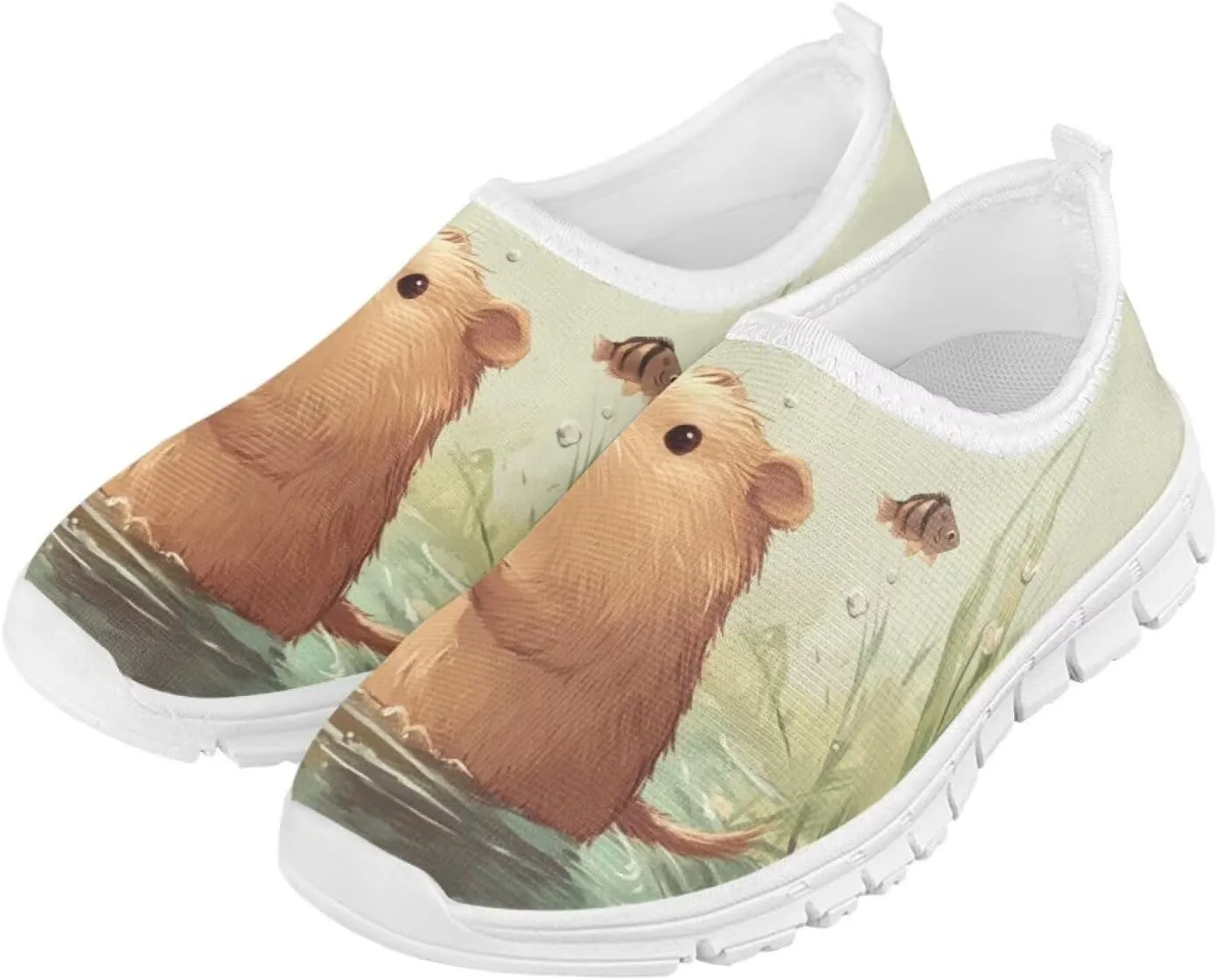 Girls Mesh Slip On Shoes Boys Casual Sneakers