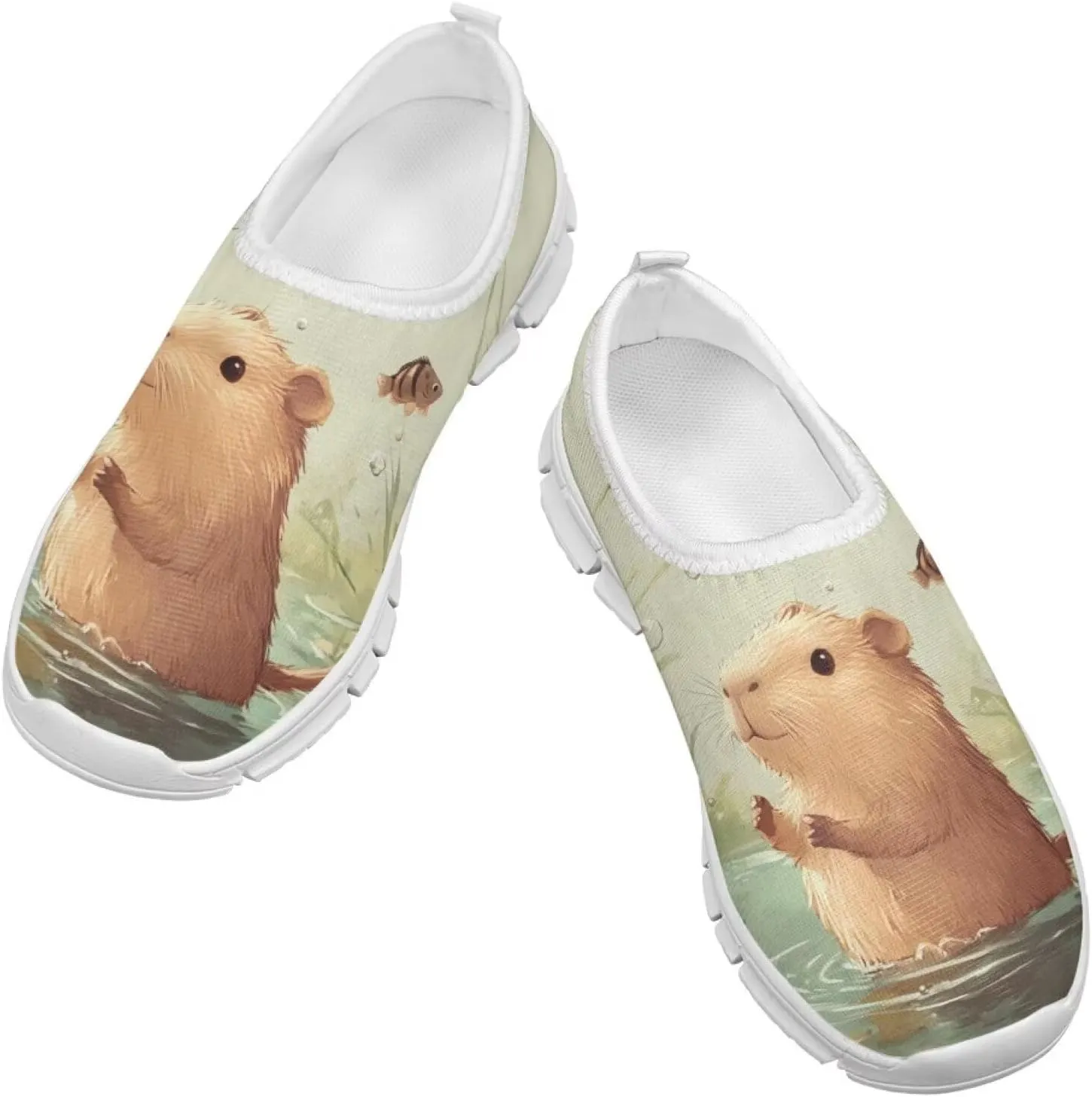 Girls Mesh Slip On Shoes Boys Casual Sneakers