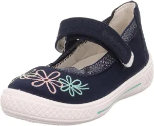 Girls Tensy Ballet Flats, Blue 8000, 11 Little Kid