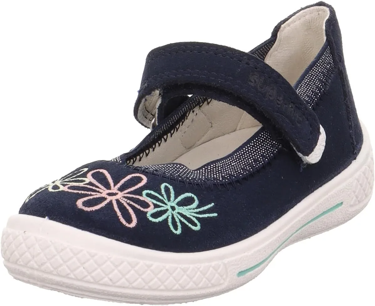 Girls Tensy Ballet Flats, Blue 8000, 11 Little Kid