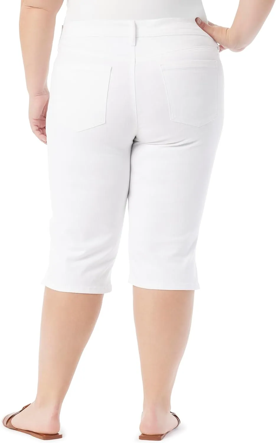 Gloria Vanderbilt Women's Amanda High Rise Skimmer Short Plus