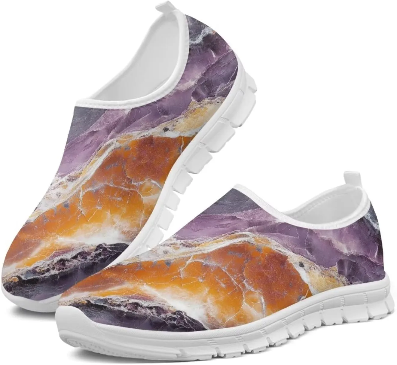 GOSTONG Sneakers for Women Slip on Home Loafers Non Slip Comfort Athletic Shoes Training Running Sneakers White US 5.5-11.5