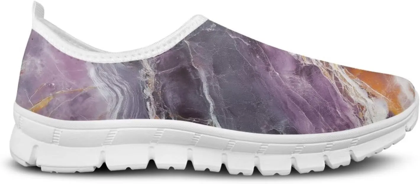 GOSTONG Sneakers for Women Slip on Home Loafers Non Slip Comfort Athletic Shoes Training Running Sneakers White US 5.5-11.5