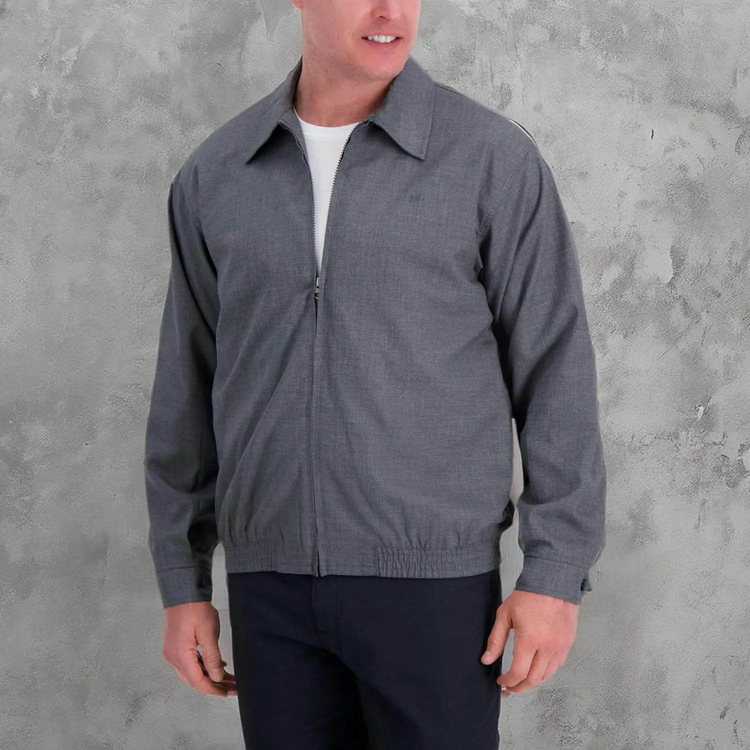 Haggar Men's Lightweight All Season Layering Shackets & Outerwear