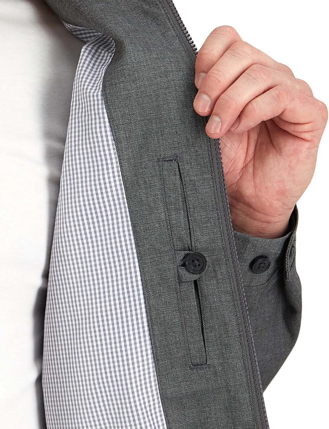 Haggar Men's Lightweight All Season Layering Shackets & Outerwear