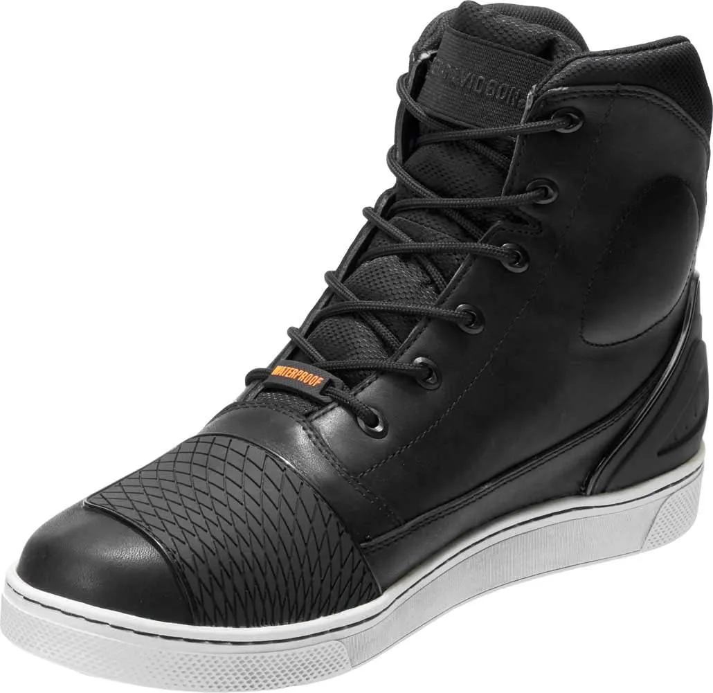 Harley-Davidson Men's Holtman 6-Inch Black Waterproof Motorcycle Boots D96187