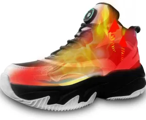 Heated Snow Sneakers for Men and Women, Electric Heating Shoes with Soft Warm Lining, Winter Sports Running Anti-Slip Comfortable Foot Warmer Shoes for Indoor/Outdoor