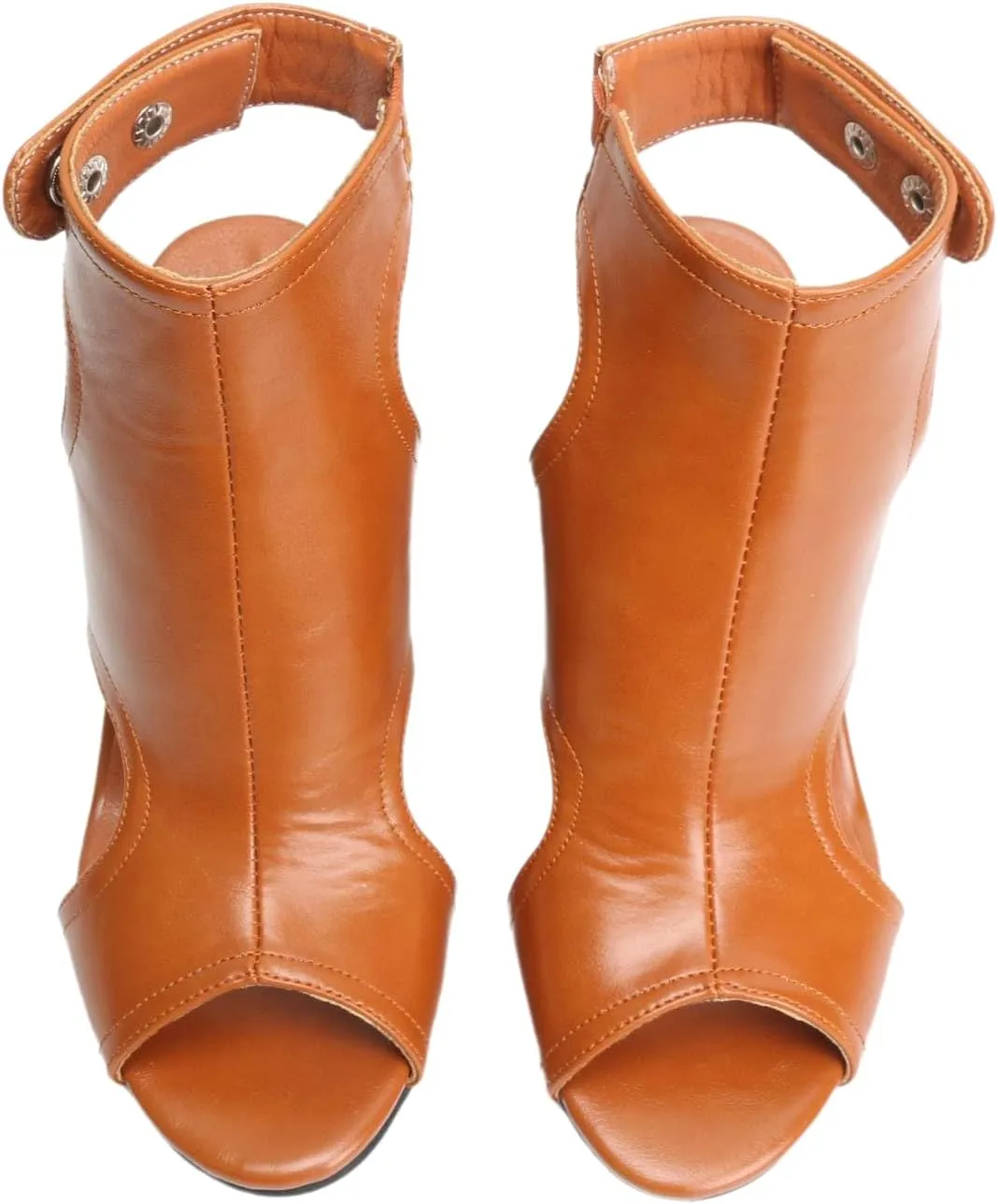 Heels for Women Peep Toe Booties Dressy Sandals Block heel Gliadiator Shoes