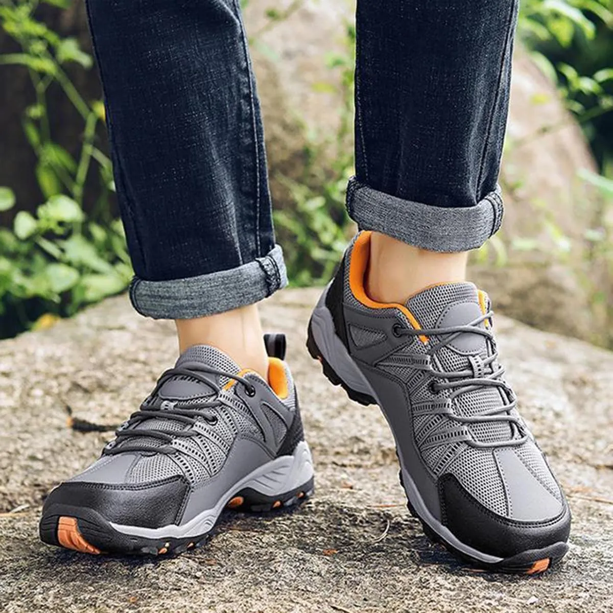 Hiking Shoes Mens Waterproof Mountain Trekking Shoes Women Breathable Walking Shoes Outdoor Sports Winter Boots