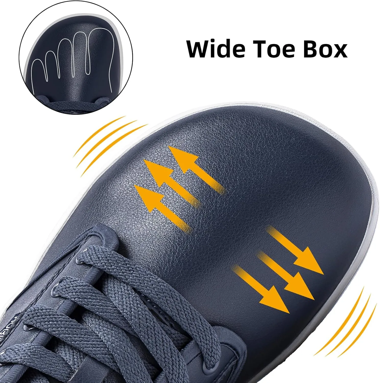 HOBIBEAR Unisex Wide Barefoot Shoes for Mens Womens Minimalist Zero Drop Shoes Sneakers