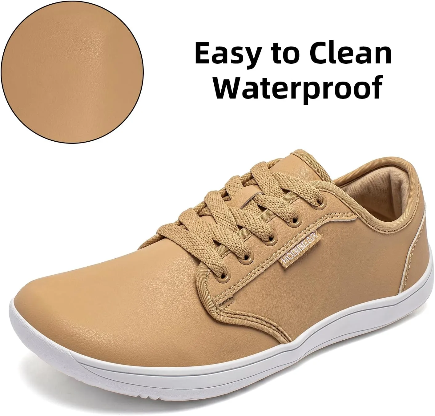 HOBIBEAR Unisex Wide Barefoot Shoes for Mens Womens Minimalist Zero Drop Shoes Sneakers