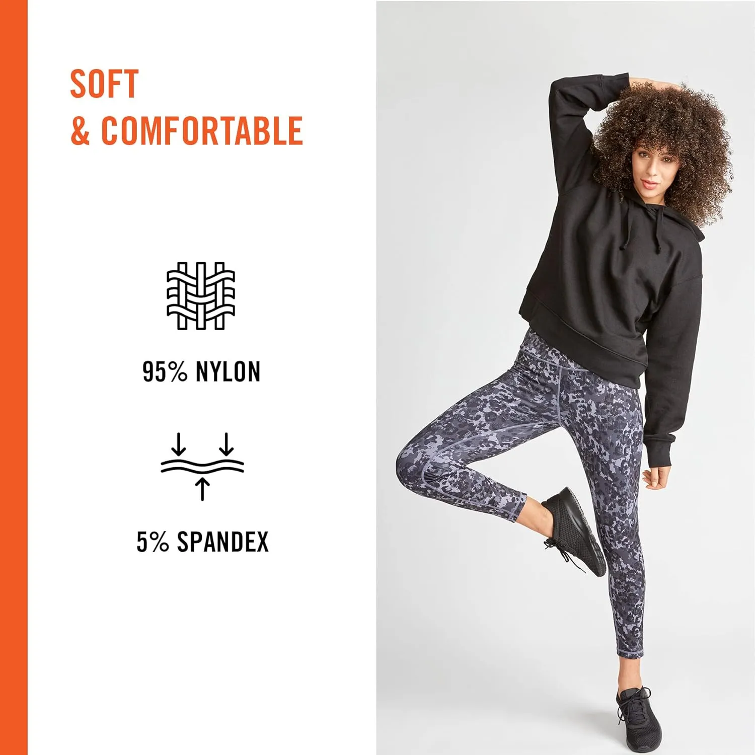 HUE Women's Seamless Leggings, Assorted