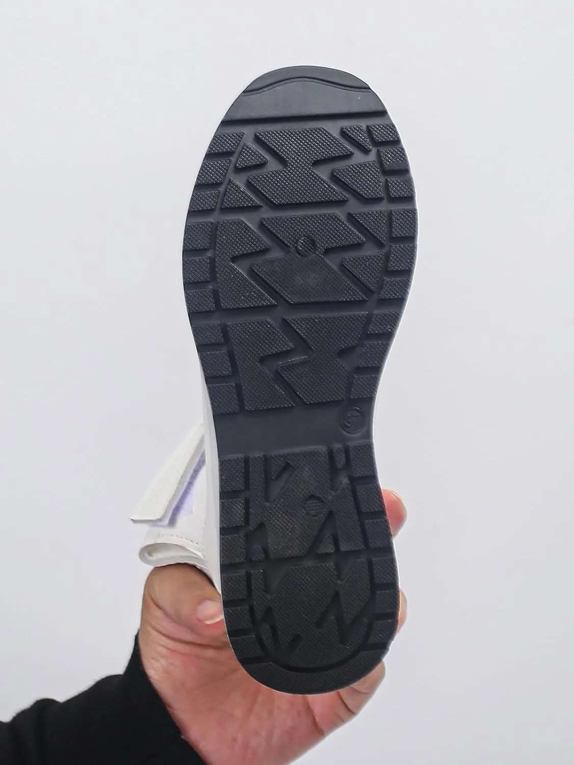 HUIQINGLI Hollow Out Breathable Platform Wedge Sandals Sneakers, Women's Leather Closed Toe Comfortable Casual Stylish Roman Sandals
